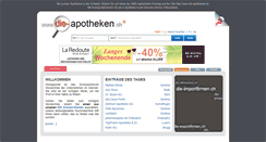 Desktop Screenshot of die-apotheken.ch