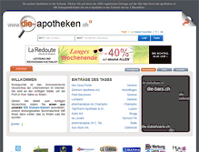 Tablet Screenshot of die-apotheken.ch
